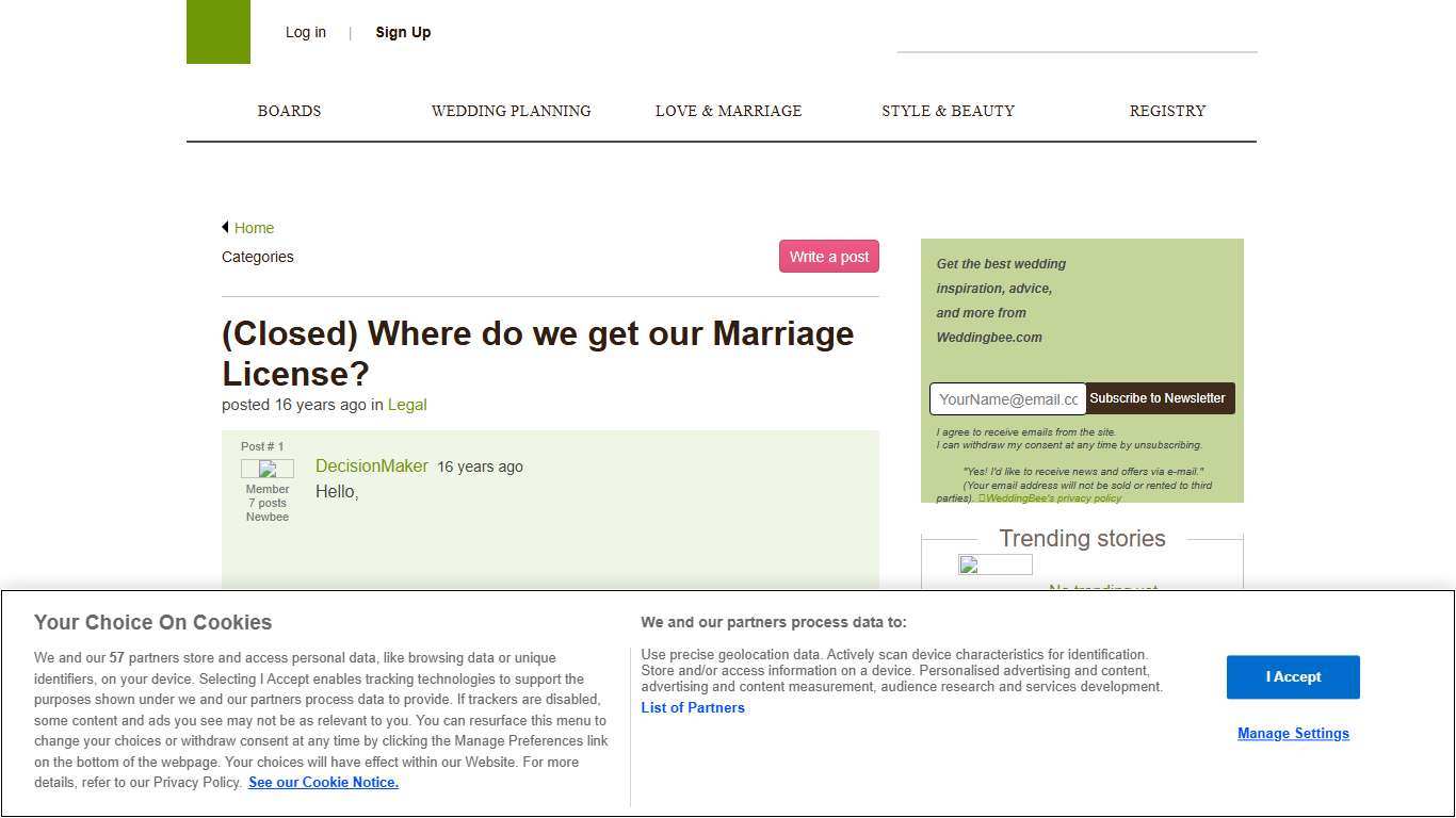 Where do we get our Marriage License?